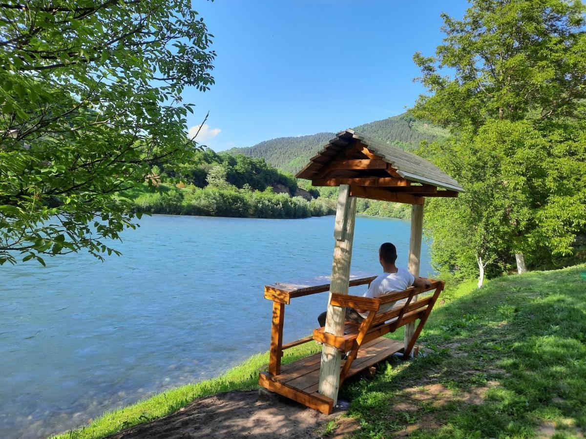 Apartmani Vila Na Drini Foca Exterior foto